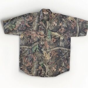 Vintage 90’s RedHead Camouflage Mossy Oak Button Down Shirt
